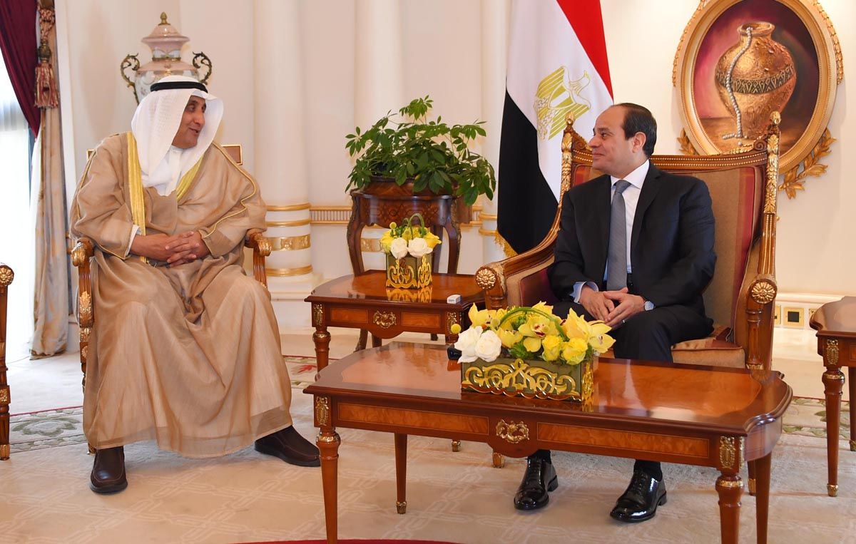   السيسى يستقبل مدير عام الصندوق الكويتي للتنمية