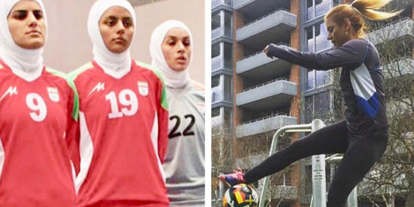   بالفيديو: شاهد «أحرف» لاعبة كرة قدم إيرانية وتعرف على أزمتها!