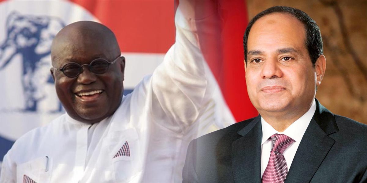   من السيسي إلى رئيس غانا: ندعوكم لزيارة مصر في أقرب فرصة ممكنة