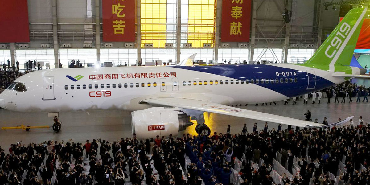   الصين وروسيا تنافس بوينج وإيرباص وتنتج طائرات ركاب