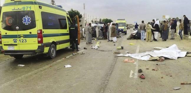   مصرع شخص واصابة 5 آخرين في حادثي طرق بشمال سيناء