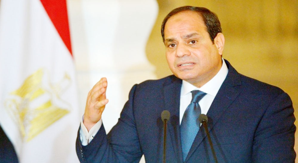   السيسي يؤكد لوزراء الإعلام العرب عدم تراجع مصر عن موقفها الرافض لدعم الإرهاب وتمويله