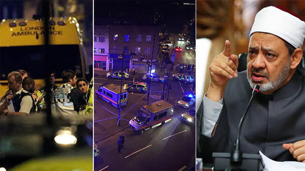   الأزهر يستنكر حادث دهس مسلمى لندن ويطالب بمجابهة «الإسلاموفوبيا»