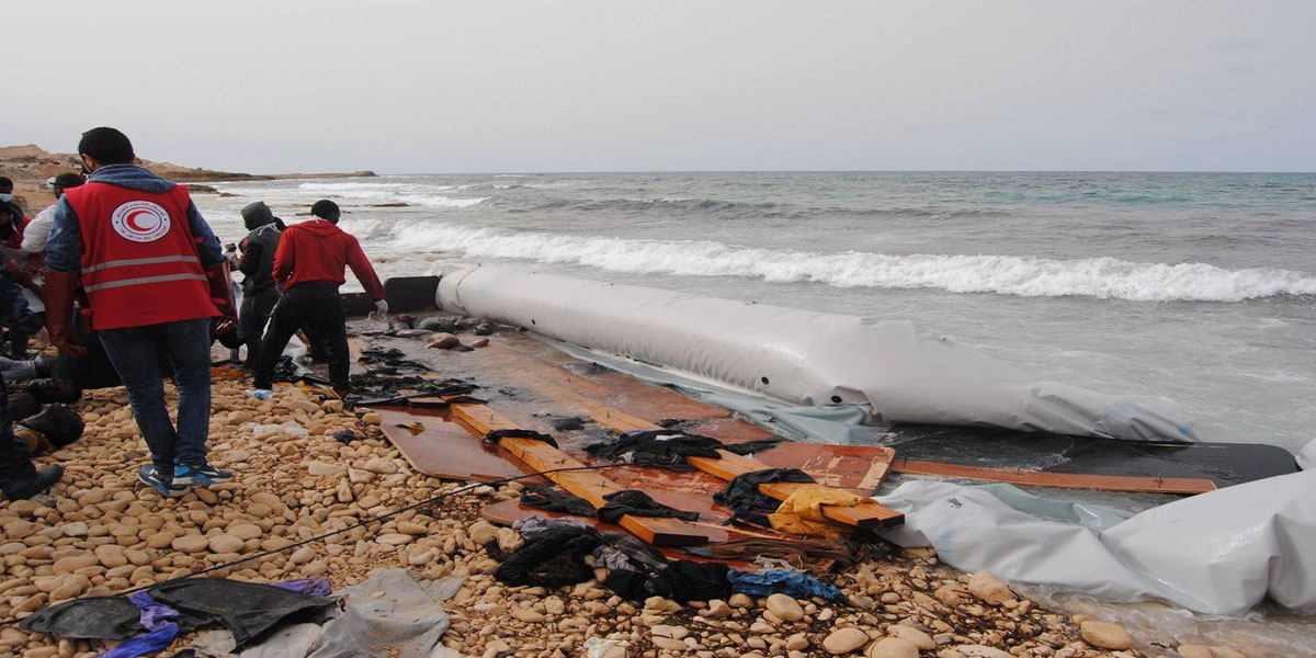   الهلال الأحمر الليبي ينتشل 24 جثة لمهاجرين غير شرعيين في البحر المتوسط