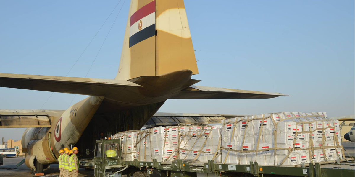   وصول طائرة المساعدات الإنسانية الثالثة من مصر إلى جنوب السودان