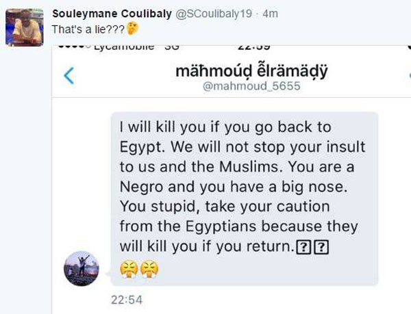   كوليبالى ينشر رسالة تهديد بقتله.. ويؤكد: هل أنا كاذب