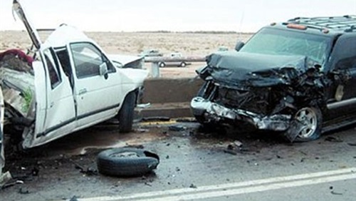   7 مصابين في حادث سير بطريق الإسكندرية الصحراوي