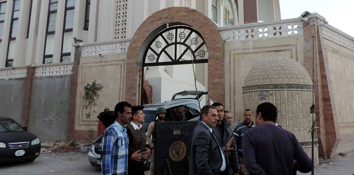   ضبط شاب اعتدى على حرس كنيسة القديسين بالإسكندرية