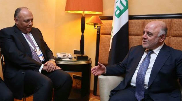   شكري في بغداد ينقل رسالة مصر للعراق في مرحلة «ما بعد داعش»