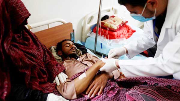   وفاة 1500 شخص بالكوليرا في اليمن
