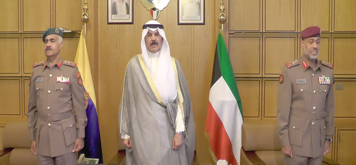   وزير دفاع الكويت يحضر افتتاح قاعدة محمد نجيب العسكرية