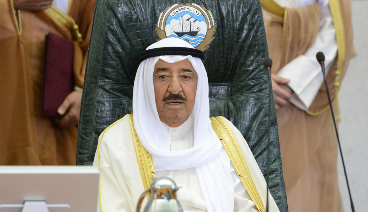   أمير الكويت يستقبل مستشار الأمن القومى البريطانى