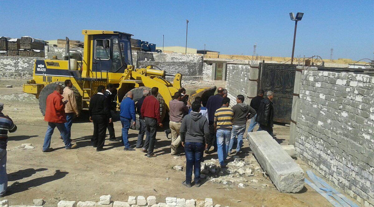   حملات إزالة أعمال البناء المخالفة بحي غرب الإسكندرية