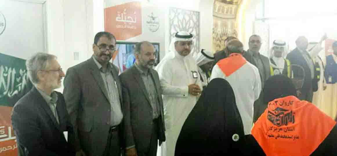   صور| بالورود والحفاوة والكرم استقبلت السعودية أول فوج لحجاج إيران