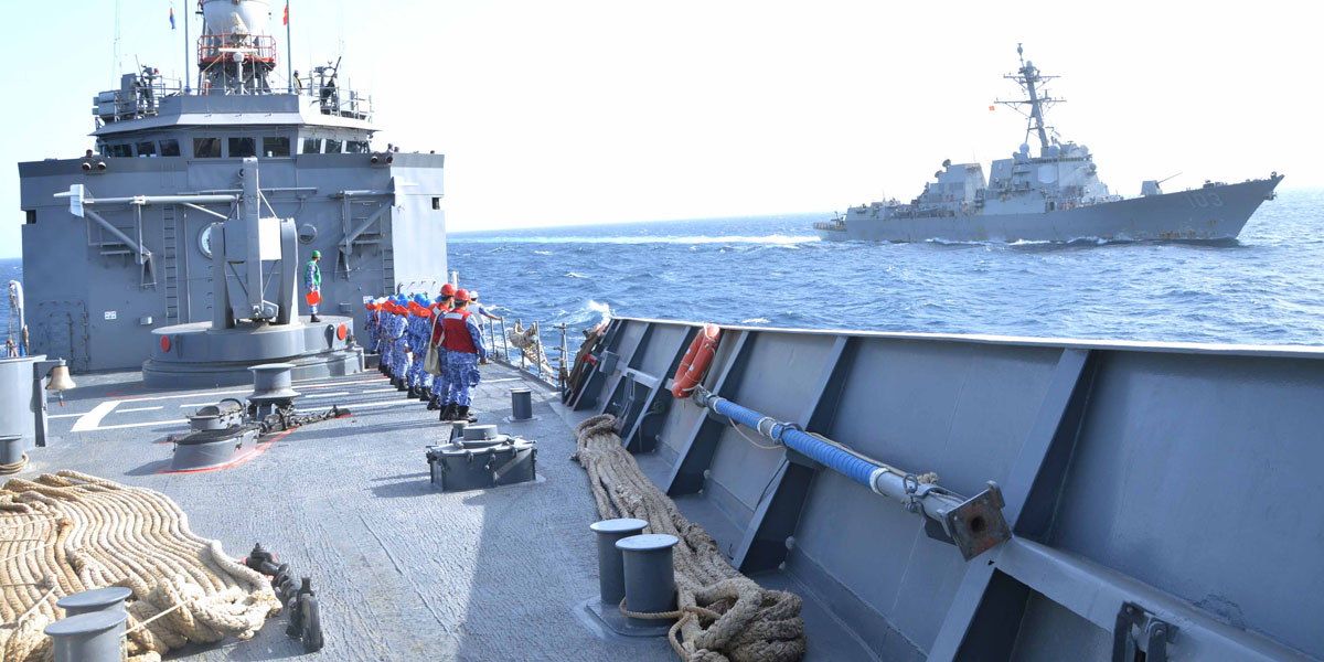   صور| البحرية المصرية والفرنسية تنفذان فعاليات التدريب المشترك «كليوباترا 2017»