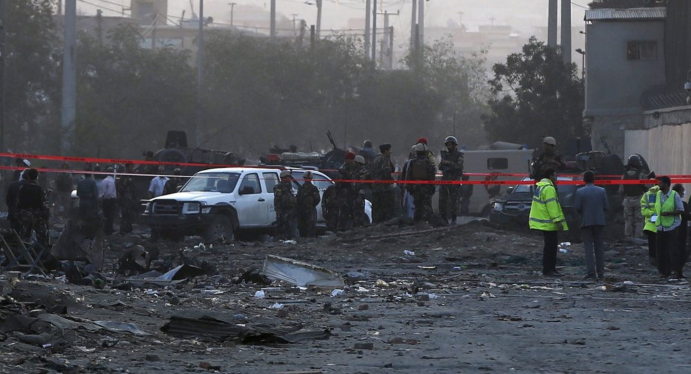   14 ضحية فى إنفجار بجوار السفارة الأمريكية بكابول
