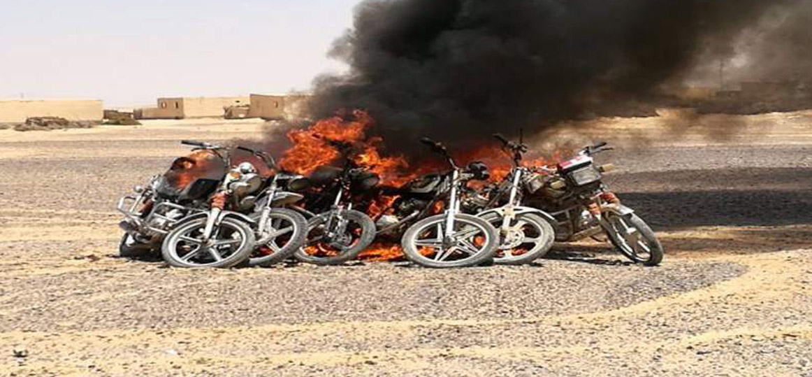   صور| تدمير أوكار جديدة للعناصر الإرهابية بشمال سيناء
