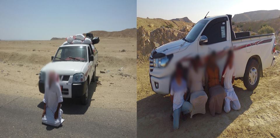   بالصور| الجيش الثالث يضبط 5 أفراد مشتبه بهم فى وسط سيناء