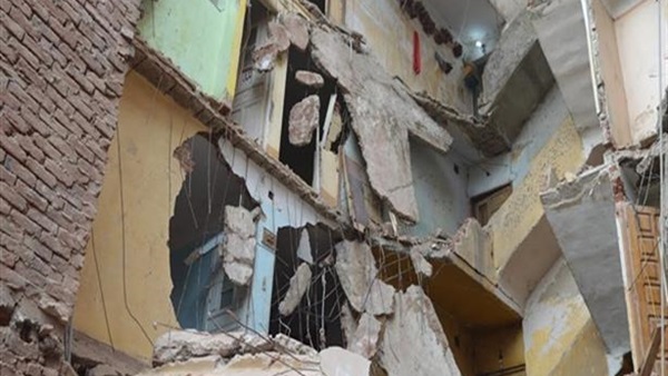   انهيار منزل فى «الصفيحة» بسوهاج