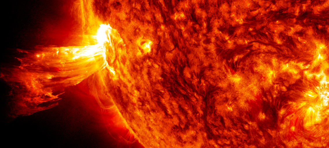   إنفجار شمسى وقع اليوم - الاثنين - وعاصفته المغناطيسية تضرب الأرض الخميس والجمعة