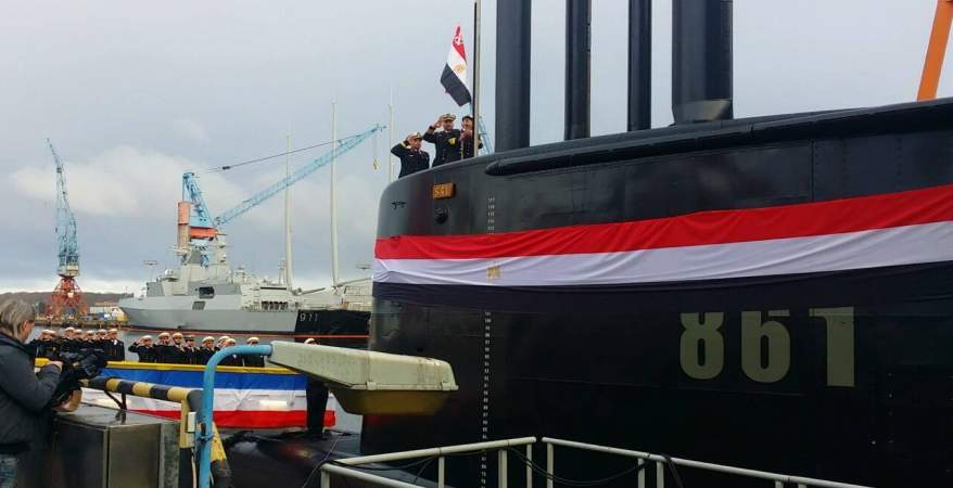   مصر تتسلم الغواصة الثانية 42 طراز 209 من ألمانيا