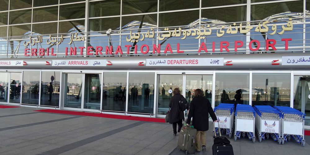   مطار أربيل يعلن تعليق جميع الرحلات الدولية