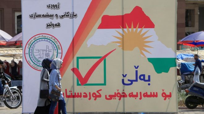   «نعم» تجاوزت الـ 90 % فى استفتاء كردستان