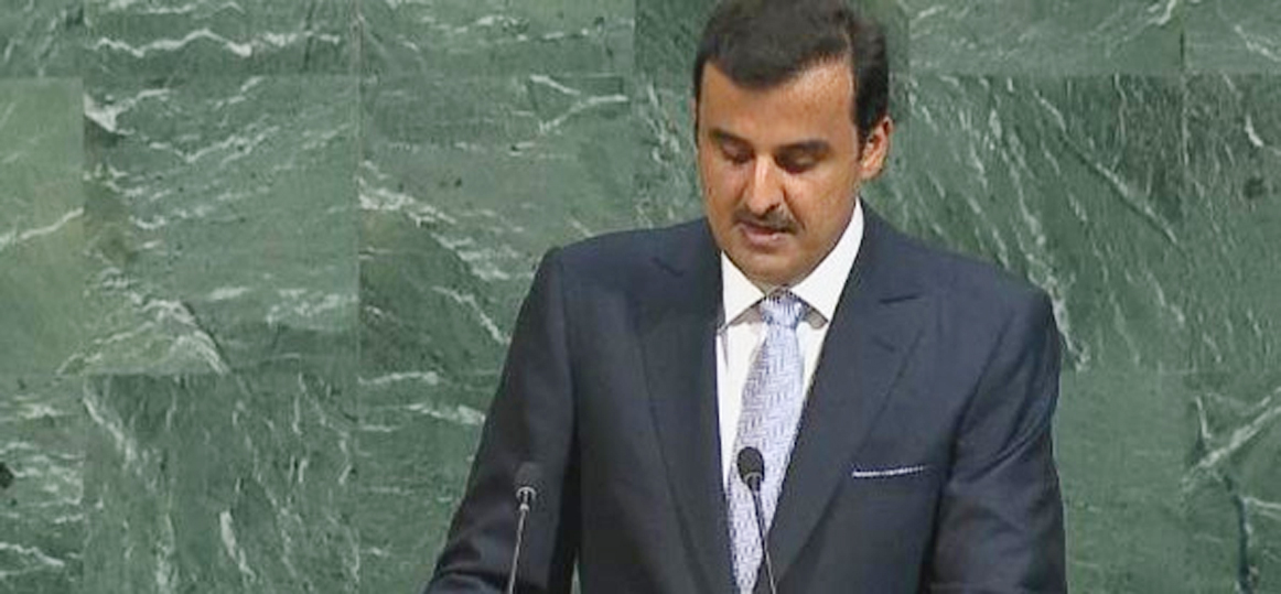   من الأمم المتحدة.. أمير قطر يدعو دول الخليج إلى المصالحة مع إيران