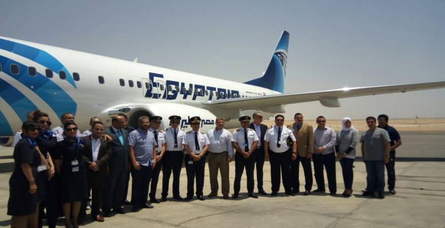   وفد مصر للطيران يغادر إلى أمريكا لاستلام الـ «بوينج» الثامنة