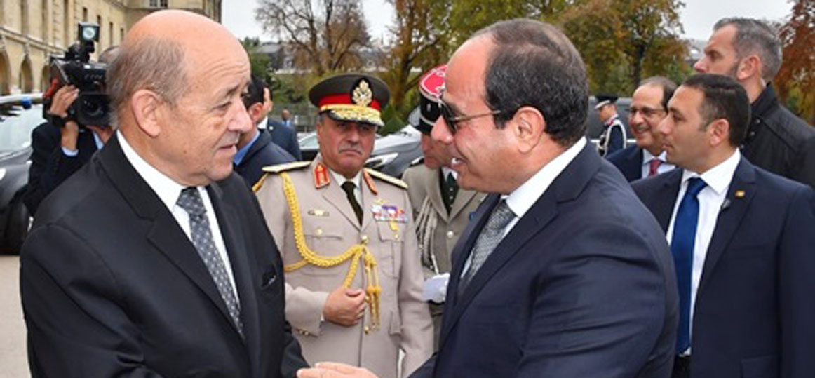   السيسي يبحث تعزيز العلاقات مع وزير خارجية فرنسا