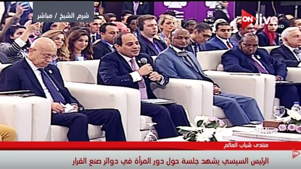   الرئيس: فى المجتمع المصري مفاهيم غير منصفة للمرأة   