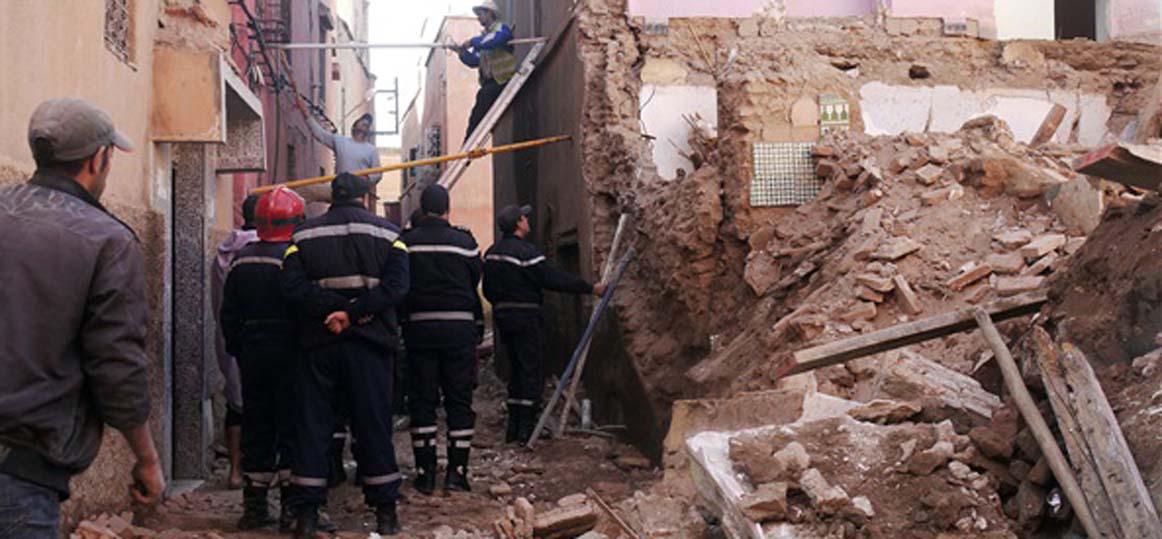   مصرع عامل وإصابة زوجته إثر انهيار منزل في أسيوط