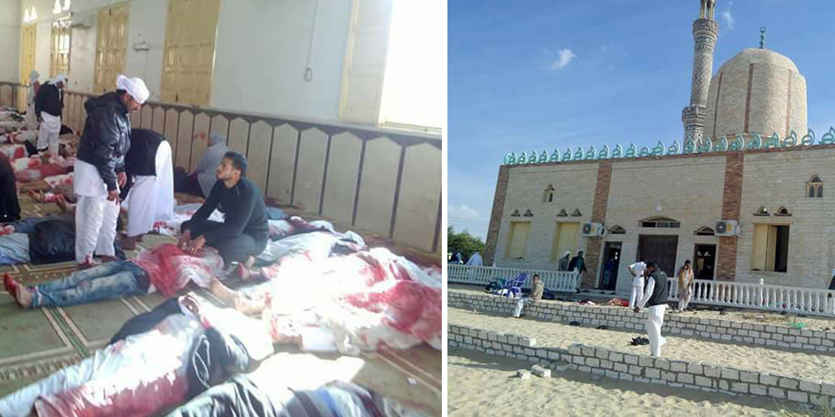   أهالى الشهداء يرفضون تلقى العزاء ويغلقون مسجد الروضة