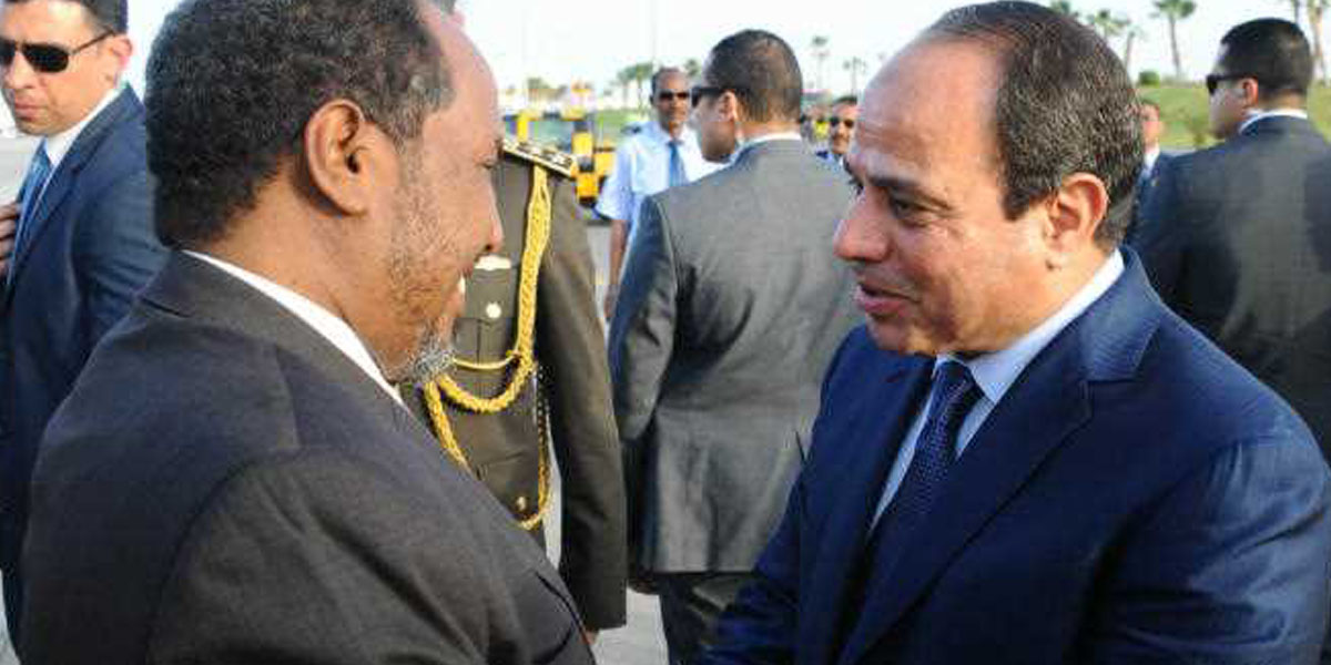   الرئيس عبد الفتاح السيسى يتلقى اتصالا هاتفيا من نظيره الصومالى