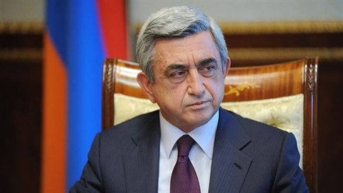   رئيس أرمنيا يعزي السيسي في شهداء الروضة ويؤكد تضامن بلاده مع مصر