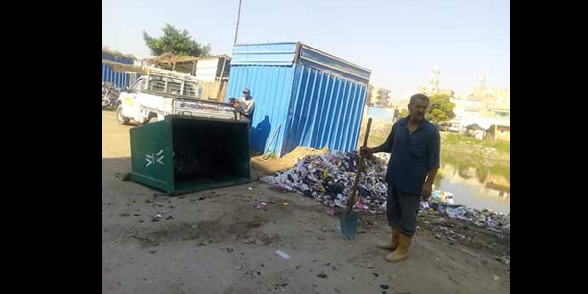   رفع أكوام القمامة فى أبو ستيت وعزبة رضوان وإطار السبع آبار غربية
