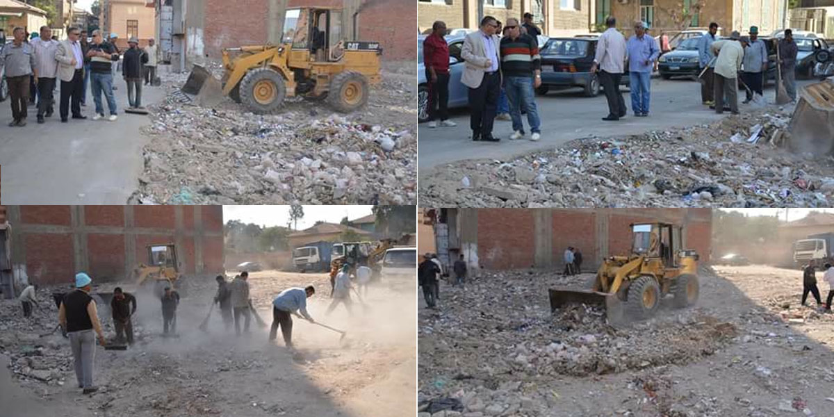   صور| سكرتير عام محافظة الإسماعيلية يتابع أعمال حملة النظافة ورفع وإزالة تجمعات القمامة والمخلفات بحى أول