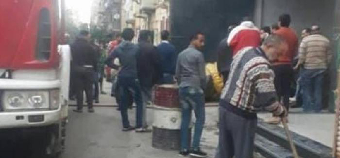 حريق في كفر الشيخ