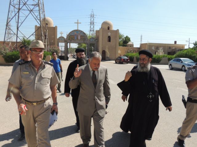   كنائس قنا تحت حصار الأمن بعد حادث حلوان
