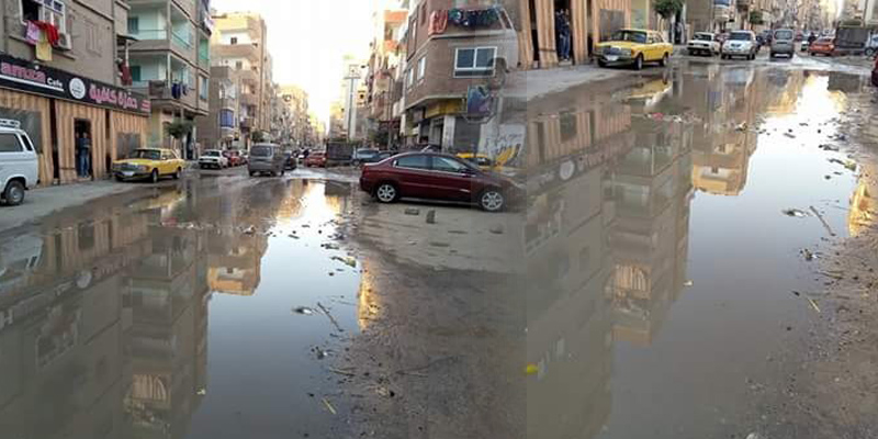   المواطنين يستغيثون.. غرق شارعى طنطا ومصطفى كامل فى مياه الصرف الصحي بالإسماعيلية