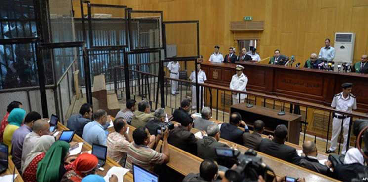   الجنايات تقضي بالسجن المؤبد لـ 6 متهمين بقضية «خلية جامعة الأزهر»