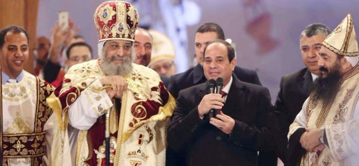   البابا تواضروس يشكر الرئيس السيسى على حضوره صلوات عيد الميلاد