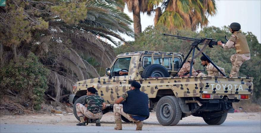   السلطات الليبية تلقى القبض على داعشى مصرى يرتدى خمارا بأجدابيا
