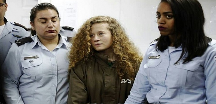   المحكمة العسكرية الاسرائيلية تبدأ اليوم محاكمة الشابة الفلسطينية عهد التميمى
