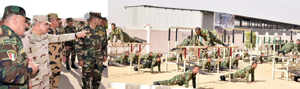   القائد العام للقوات المسلحة وزير الدفاع والإنتاج الحربى يشهد عددًُا من الأنشطة التدريبية لوحدات المظلات