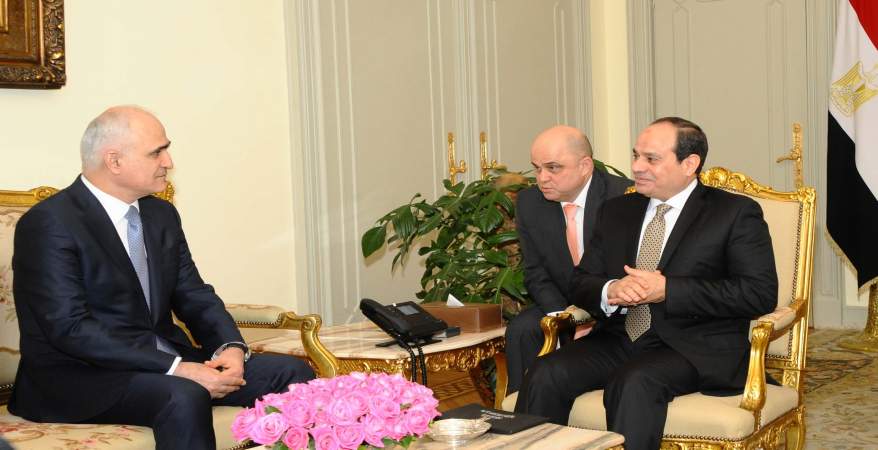   السيسى يبحث التعاون مع وزير الاقتصاد الأذربيجانى