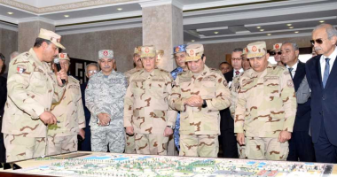   الرئيس يفتتح قيادة قوات شرق القناة..  ويتابع  العملية «سيناء ٢٠١٨»