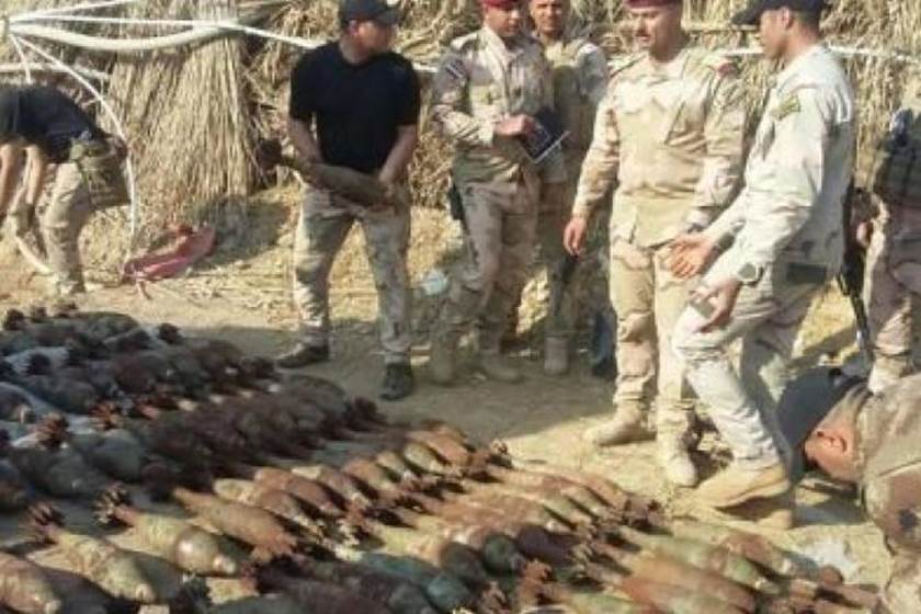   الجيش العراقي يعثر على مخبأ للمتفجرات جنوب بغداد