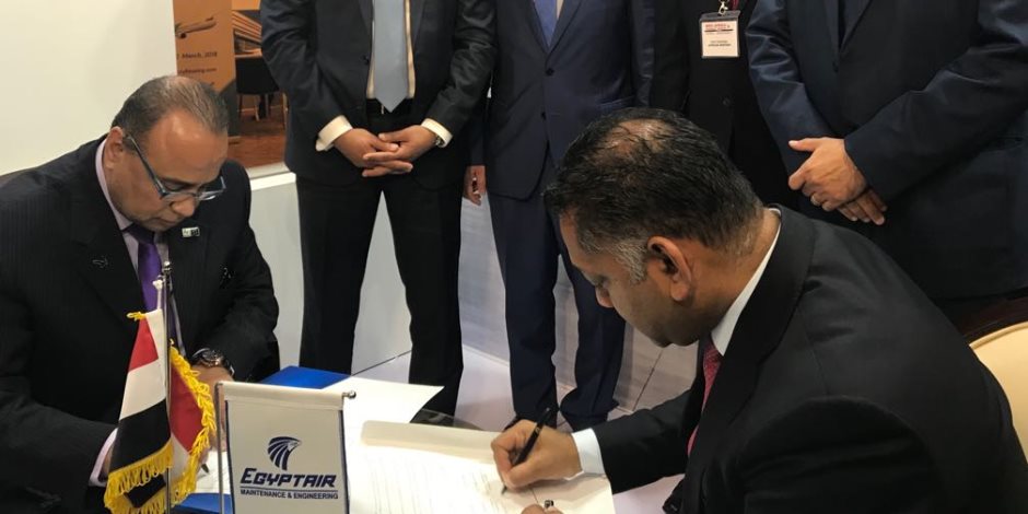   توقيع اتفاقية بين شركة مصر للطيران للصيانة والخطوط الكينية