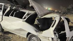 إصابة 14 شخص في حادث تصادم علي صحراوي بني سويف